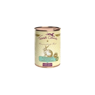 Terra Canis Classic Rabbit - Aliment humide complet pour chiens adultes de poids normal, 400 g