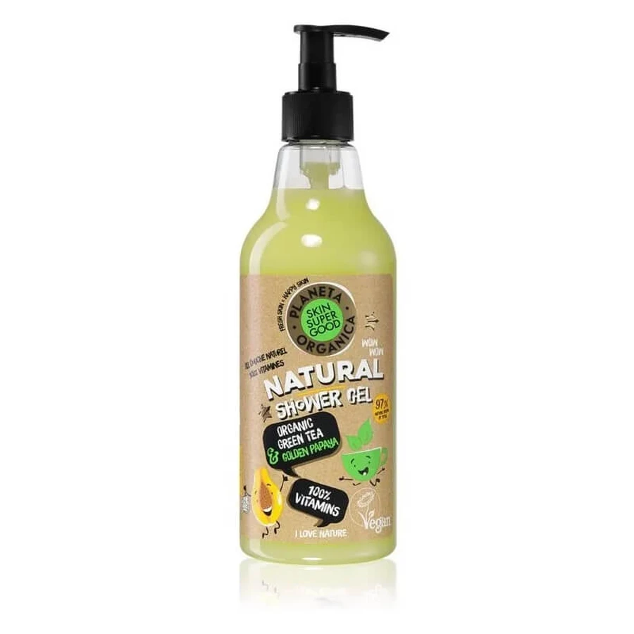 Gel de ducha Planeta Organica 100 % Vitaminas, 500 ml