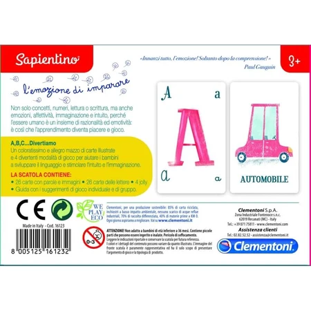 Clementoni Sapientino - "ABC? Let's Have Fun!" Educational Game