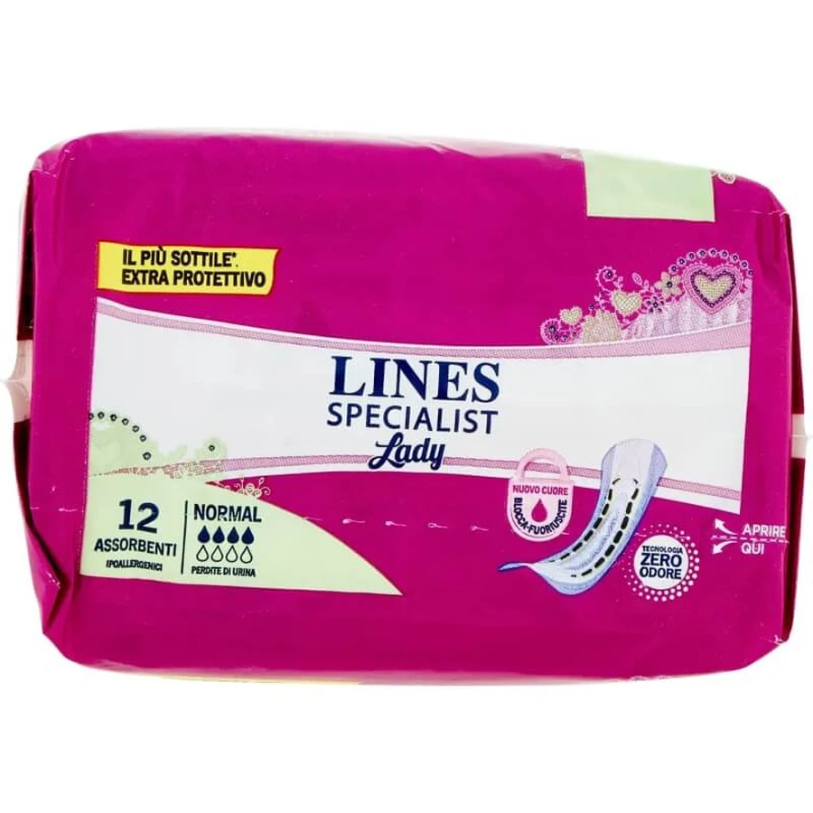 Lines Specialist Lady Normal – 12 Binden bei leichter Inkontinenz