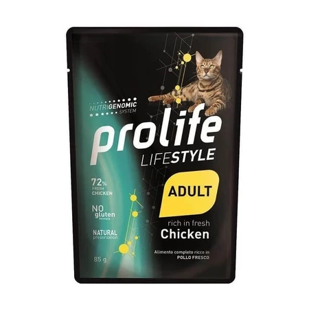 Prolife Lifestyle Adult Chicken - Compleet voer voor volwassen katten, 85 g