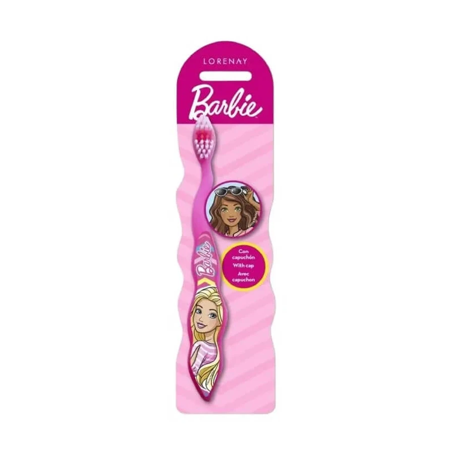 Barbie-tandenborstel en opzetstukhoesje, aanbevolen voor kinderen van 3 tot en met 6 jaar
