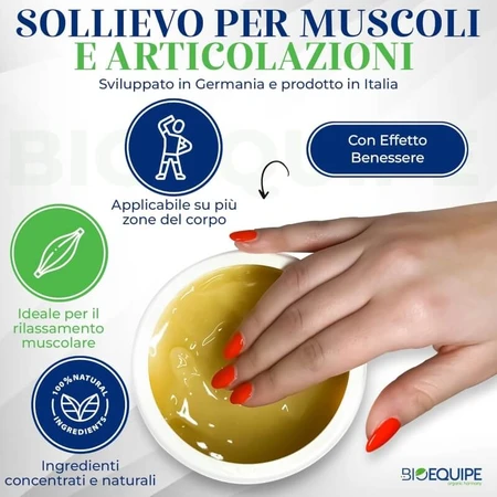Bioequipe GmbH Tusyl – Pflanzliches Arnika-Gel zur Entspannung von Muskeln und Sehnen bei Sportpferden, 600 ml