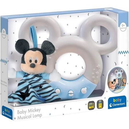Clementoni Baby Mickey Musical Lamp - Interactive Lamp for Babies