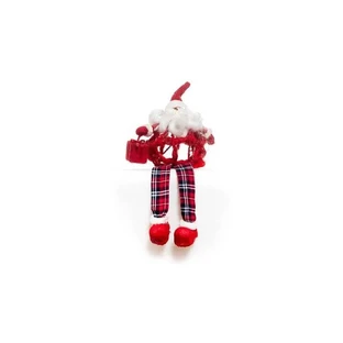 New Star 41680c-1 – 35 cm große rot-weiße Weihnachtskugel mit Weihnachtsmann-Motiv