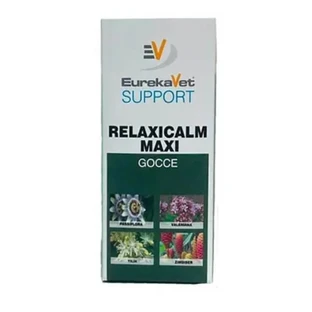 Eurekavet Relaxycalm Maxi - Complément alimentaire favorisant la relaxation et le soulagement du stress chez les animaux, 120 g