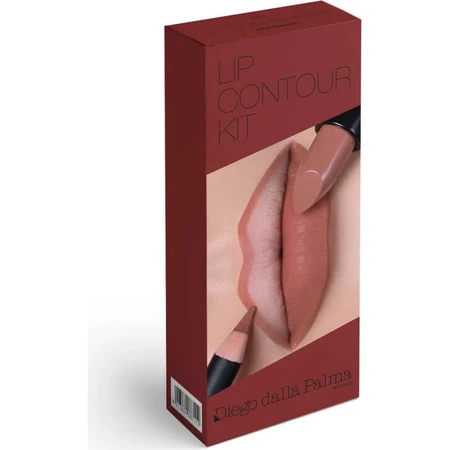 Diego dalla Palma Lip Contour Kit - Demi-Matte lippenstift + lippotlood nr. 501 Get Naked
