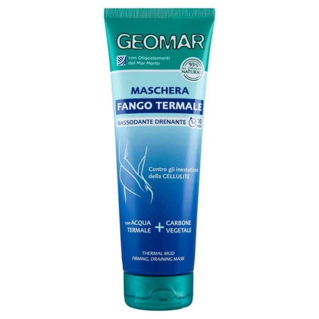 Mascarilla de barro térmico Geomar: anticelulítica, reafirmante y drenante, vegana, 250 ml