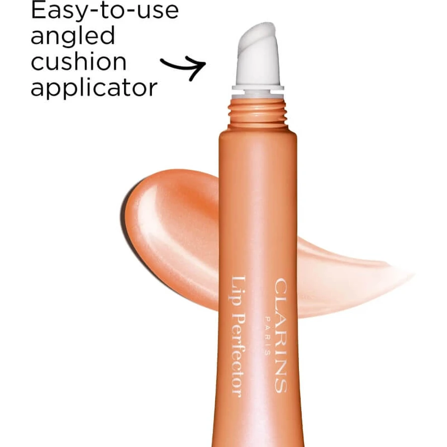 Clarins Lip Perfector - Brillo de labios nutritivo n.º 22 Peach Glow
