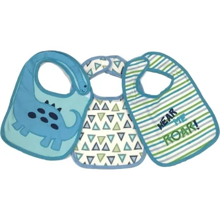 Cangaroo Tippy – 3er-Set Lätzchen – Blau