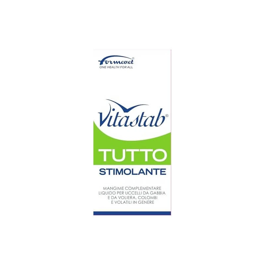 Formevet Vitastab All-in-One Stimulant - Liquid Supplement for Cage Birds, 100 ml