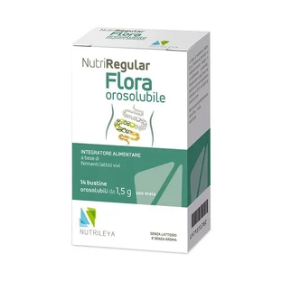 Nutriregular Probiotique à dissolution buccale, 14 sachets - Complément alimentaire à base de bactéries lactiques