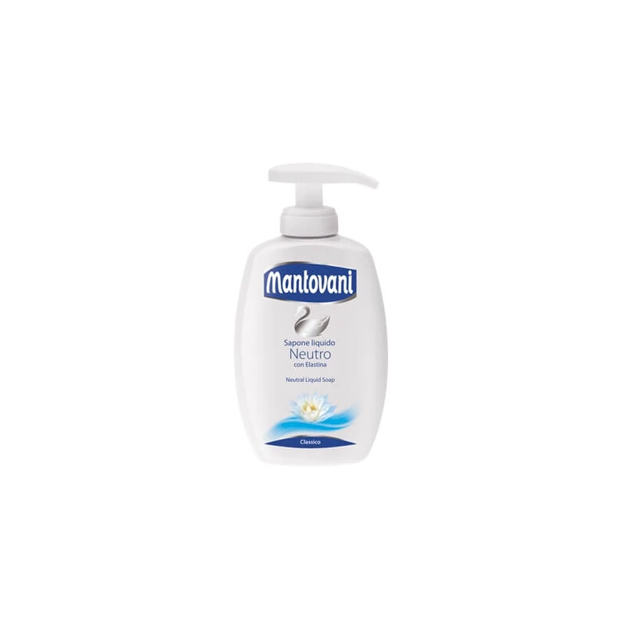 Jabón líquido neutro Mantovani con dosificador, 300 ml