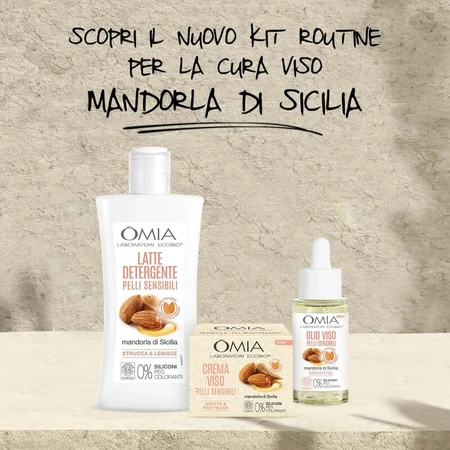 Omia Laboratoires Sicilian Almond Face Oil - Protective Treatment 30 ml