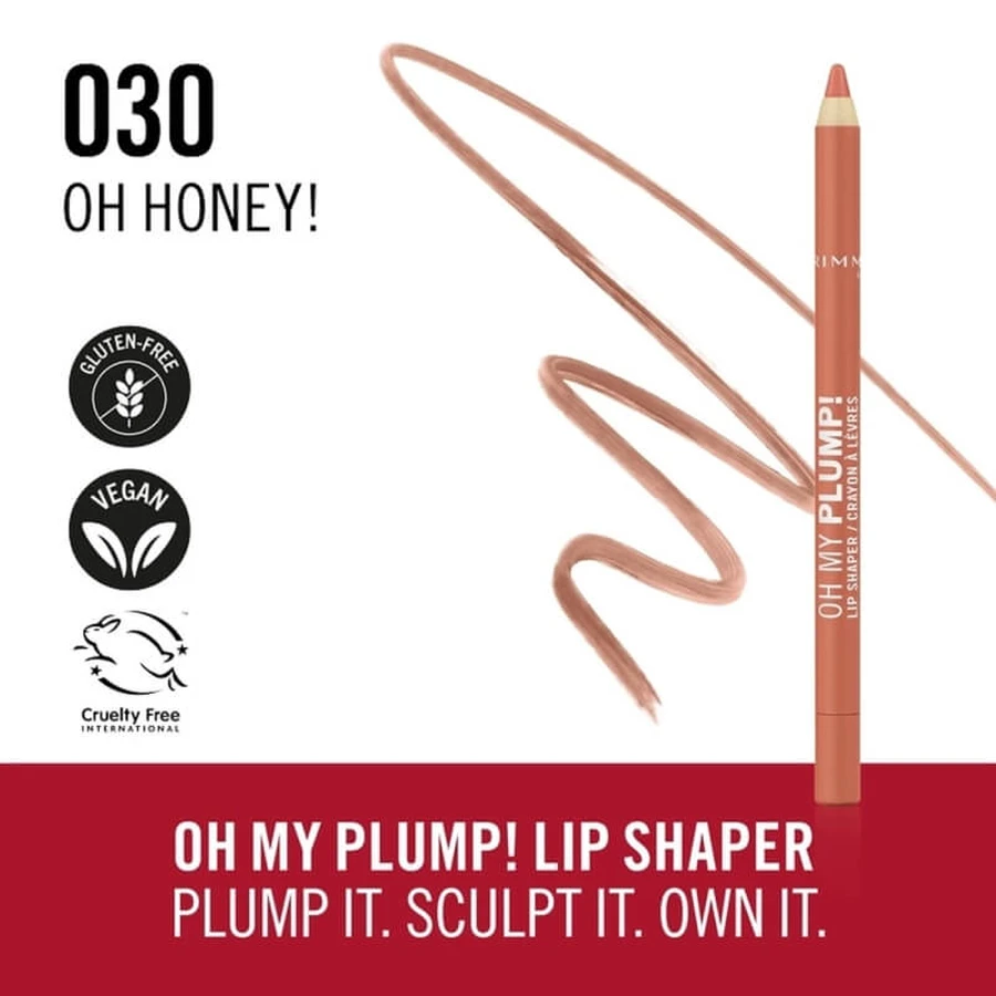 Rimmel Oh My Plump! - Lippenpotlood 030 Oh Honey