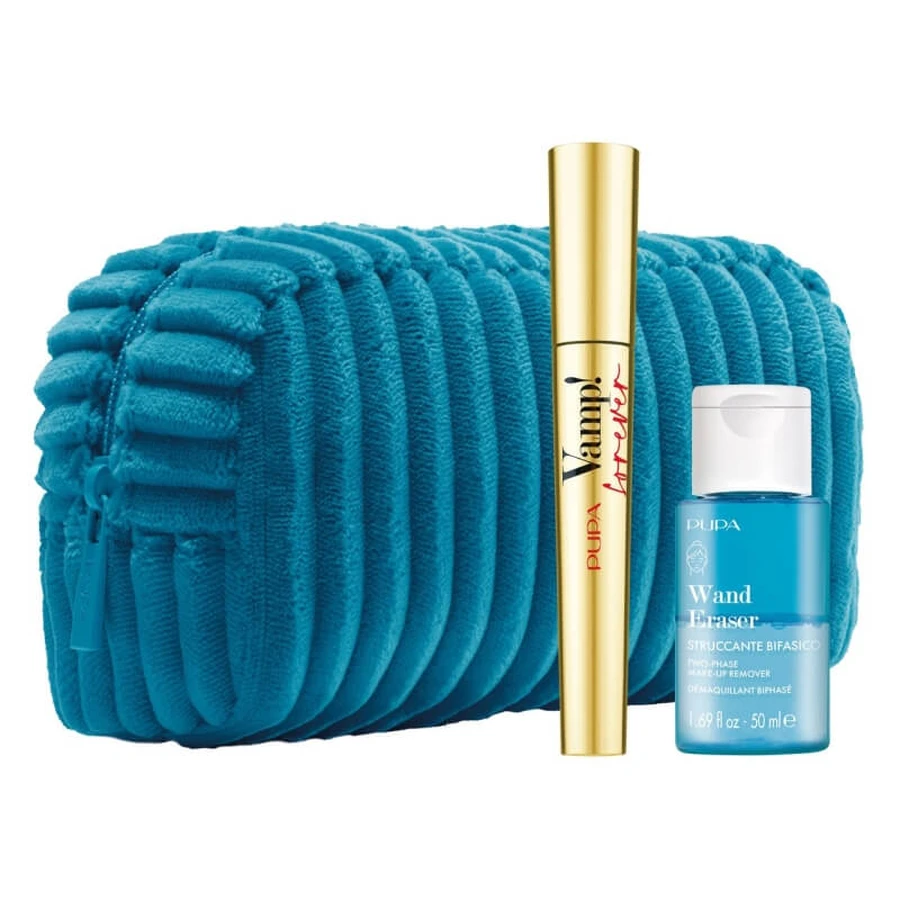 Pupa Vamp! Forever Mascara nr. 111 Forever Black + Mini Wand Eraser tweefasige make-upremover
