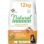 Natural Trainer Sensitive Glutenfrei Lachs – Alleinfuttermittel für Welpen mittlerer und großer Rassen, 12 kg