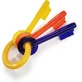 Clés de dentition Nylabone pour chiots - Clés à mâcher pour la dentition des chiots, saveur bacon, taille moyenne