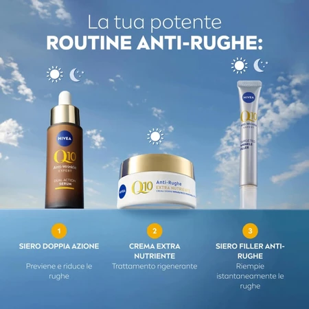 Nivea Q10 Extra Voedende Anti-Rimpelcrème SPF 15 - Diep Herstellende Dagcrème 50 ml
