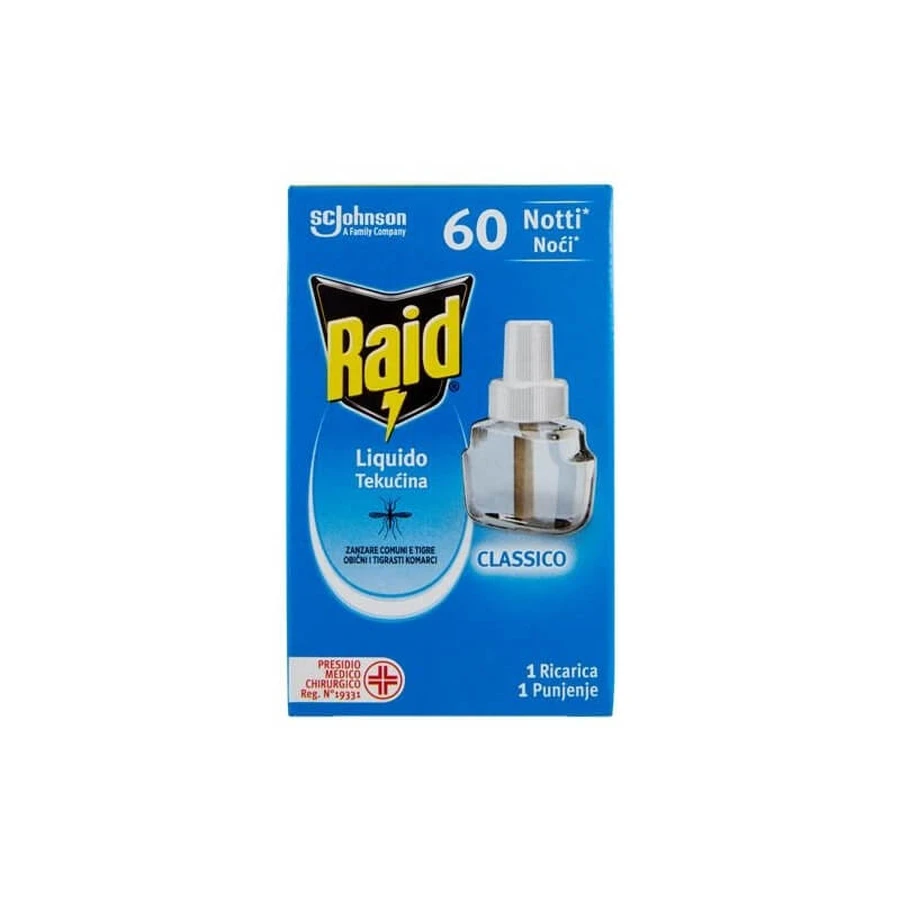 Raid Classic Liquid Mosquito Repellent - Refill 60 Nights