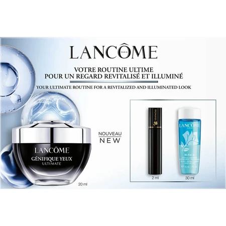 Lancôme Génifique Yeux Ultimate Gift Set - Eye Cream 20 ml + Mascara 2 ml + Two-Phase Eye Makeup Remover 30 ml