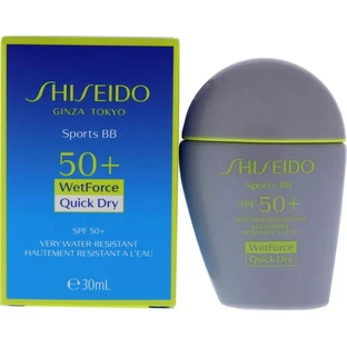 Shiseido SPF 50+ Sports BB Cream voor het gezicht, zeer hoge bescherming, tint 30 – medium donker