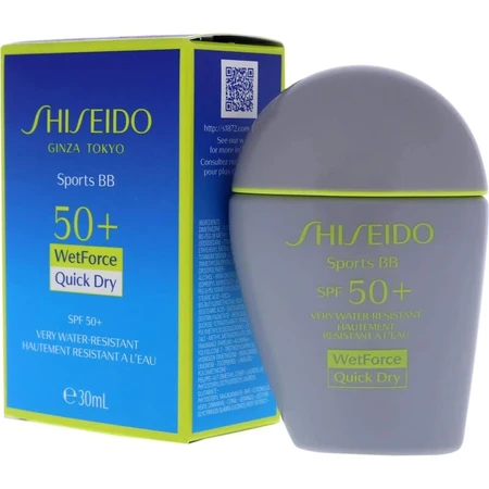 Shiseido SPF 50+ Sports BB Cream voor het gezicht, zeer hoge bescherming, tint 30 – medium donker