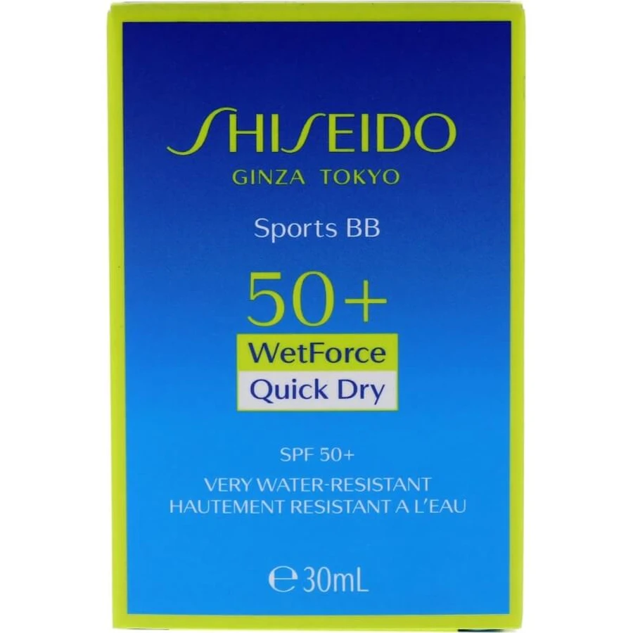 Shiseido SPF 50+ Sports BB Cream voor het gezicht, zeer hoge bescherming, tint 30 – medium donker