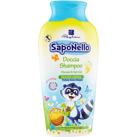 Blue Fern Gentle Shampoo and Body Wash, Saponello, 250 ml