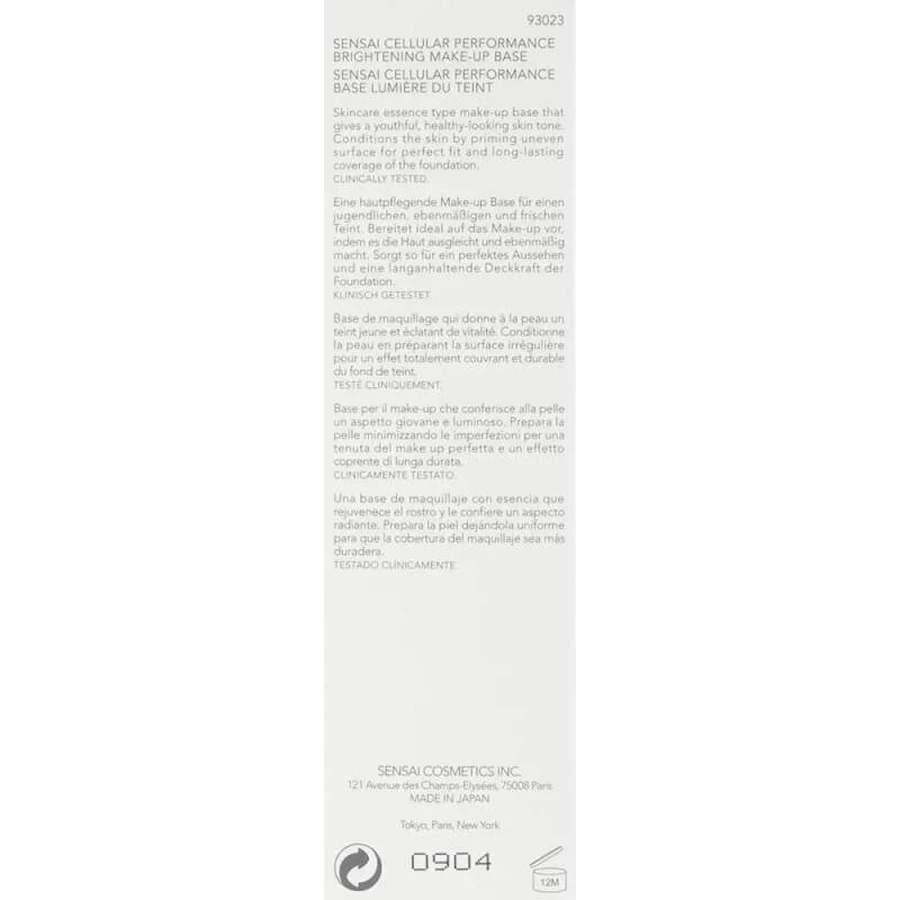 Kanebo Sensai Cellular Performance Aufhellende Make-up-Grundierung, 30 ml