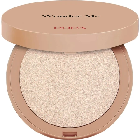 Pupa Wonder Me Glow - Iluminador compacto para el rostro - N.º 101 Rose Gold
