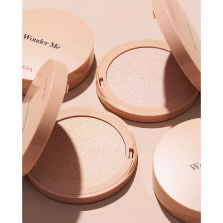 Pupa Wonder Me Glow - Iluminador compacto para el rostro - N.º 101 Rose Gold