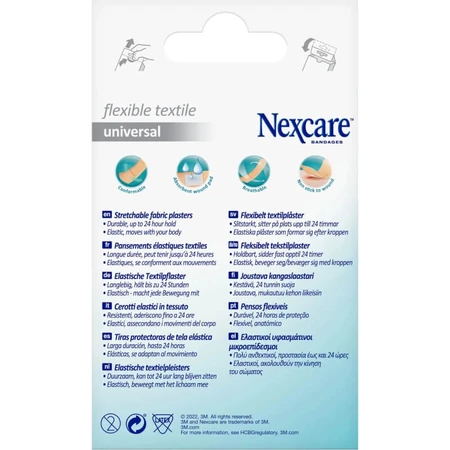 Nexcare Flexible Textile - 20 tiritas surtidas
