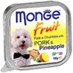 Monge Fruit Dog Porc et ananas - Aliment complet pour chiens adultes, 100 g
