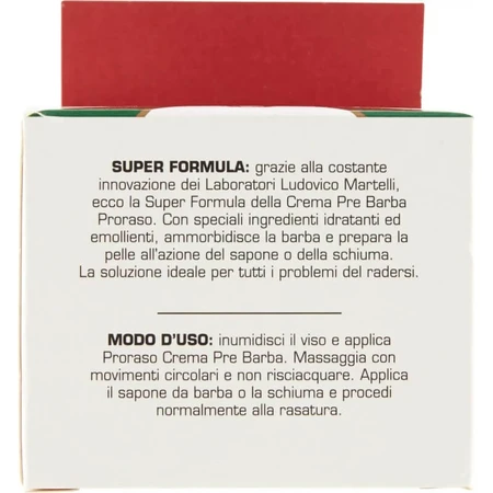 Proraso Pre-Shave Cream for Sensitive Skin, 100 ml
