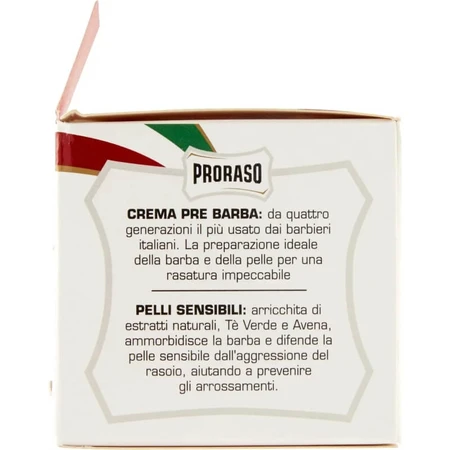 Proraso Pre-Shave Cream for Sensitive Skin, 100 ml