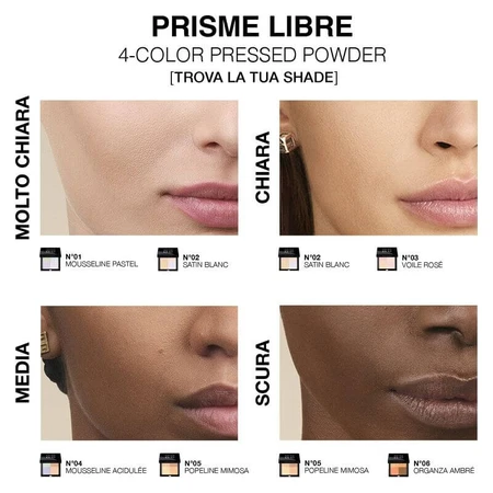 Polvos compactos Prisme Libre de Givenchy: polvos fijadores matificantes y alisantes n.º 03 Voile Rosé