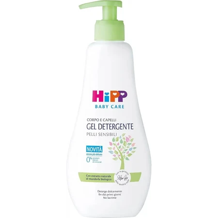 Hipp Baby Care - Gel nettoyant pour le corps et les cheveux, 400 ml