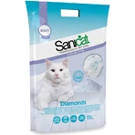 Sanicat Diamonds - Kattenbakvulling met silicagel, 15 l