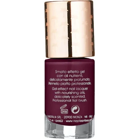 Esmalte de uñas en gel Naj Oleari Oleo - Esmalte de uñas con efecto gel n.º 18 - Zumo de arándanos