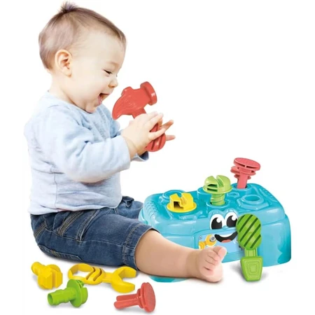 Clementoni Screw-On &amp; Screw-Off Toy Bench, 10–36m