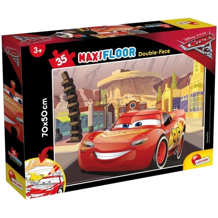 Disney Disney 3 Go-Cars the Movie - puzzel van 35 stukjes, 70 x 50 cm