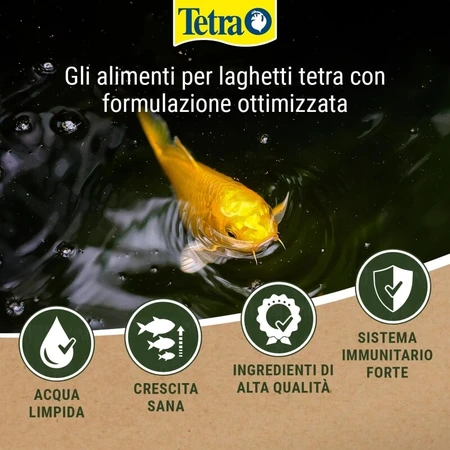 Tetra Pond Flakes – Alleinfutter für Goldfische, 1 Liter