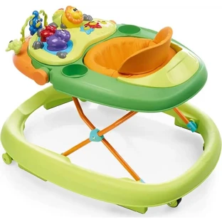 Chicco Walky Talky Green Wave Baby Walker with 3D Play Bar