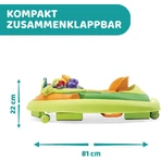 Chicco Walky Talky Green Wave Baby Walker with 3D Play Bar