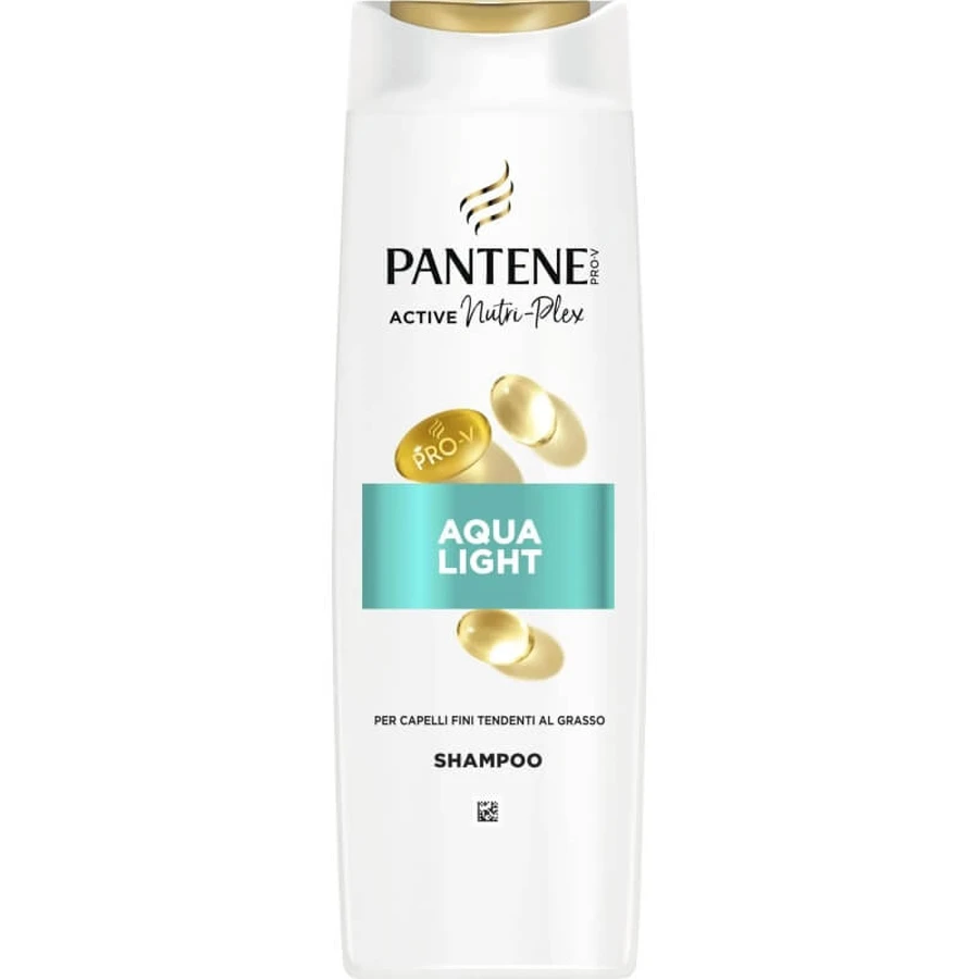 Champú Pantene Active Nutri-Plex Pro-V Aqua Light para cabello graso, 250 ml