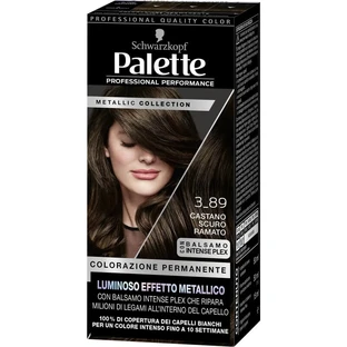 Colección Palette Metallic - Tinte permanente para el cabello n.º 3_89 Castaño cobrizo oscuro