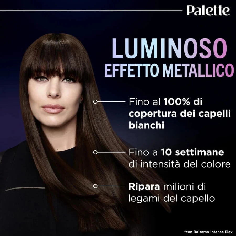 Colección Palette Metallic - Tinte permanente para el cabello n.º 3_89 Castaño cobrizo oscuro