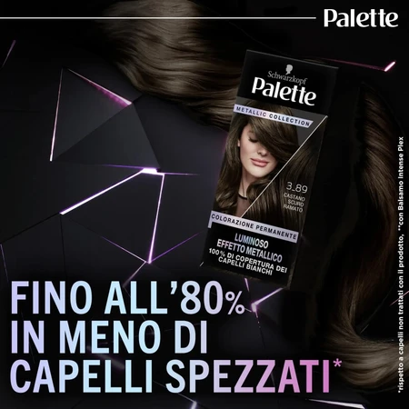 Colección Palette Metallic - Tinte permanente para el cabello n.º 3_89 Castaño cobrizo oscuro