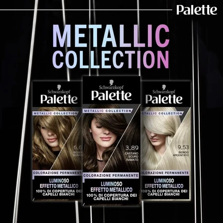 Colección Palette Metallic - Tinte permanente para el cabello n.º 3_89 Castaño cobrizo oscuro